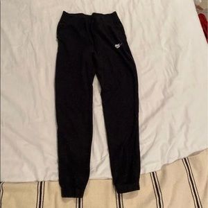 Nike black speckled joggers